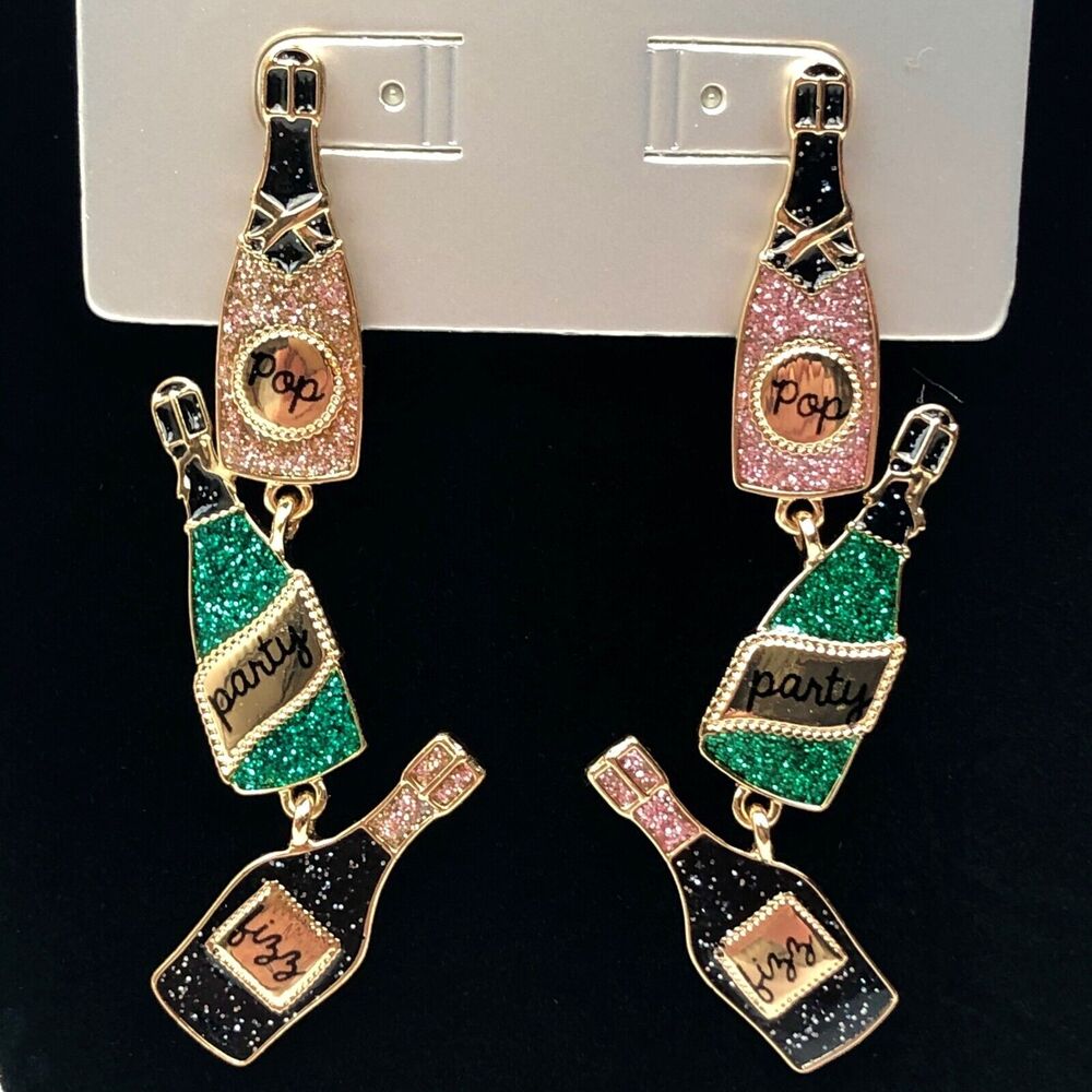 Sugarfix by Baublebar Earrings Champagne Problems Drop Dangle Statement Earrings